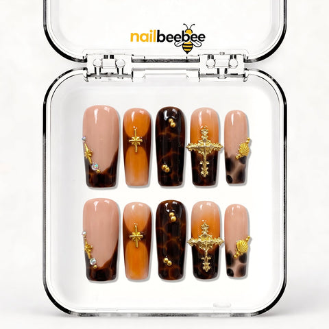 NB-Z195 Handmade Short Square Acrylic for Date Night,Travel