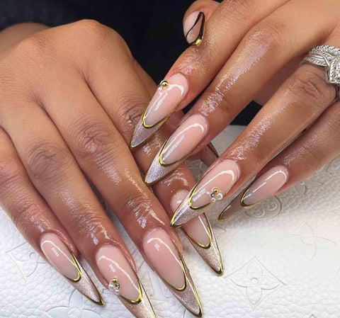 Champagne Stiletto Couture