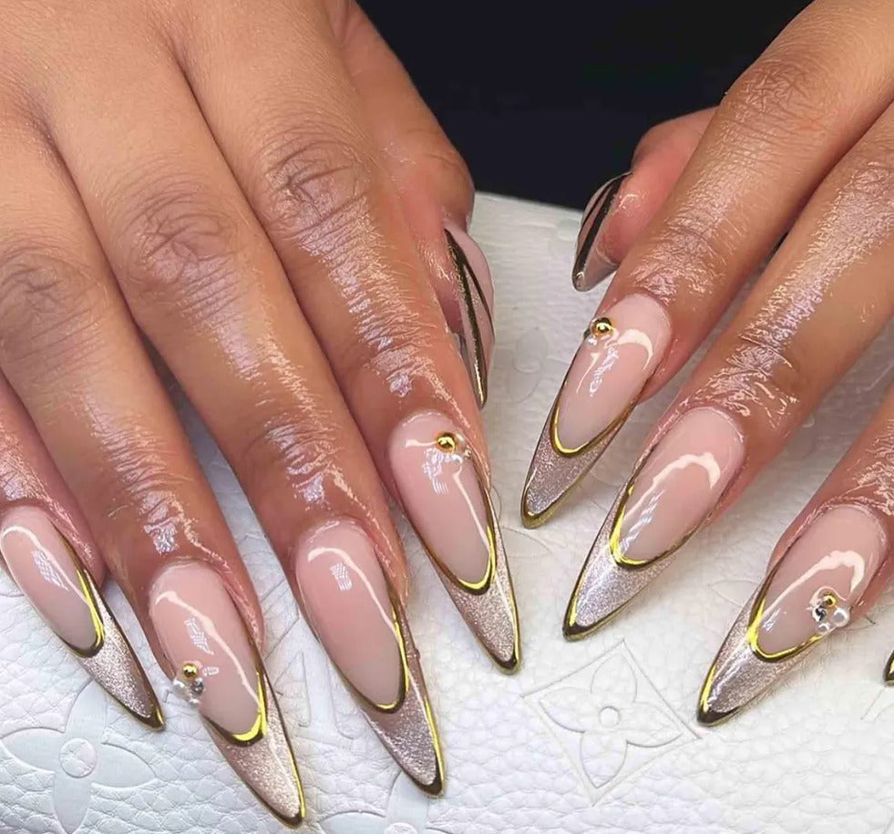 Champagne Stiletto Couture