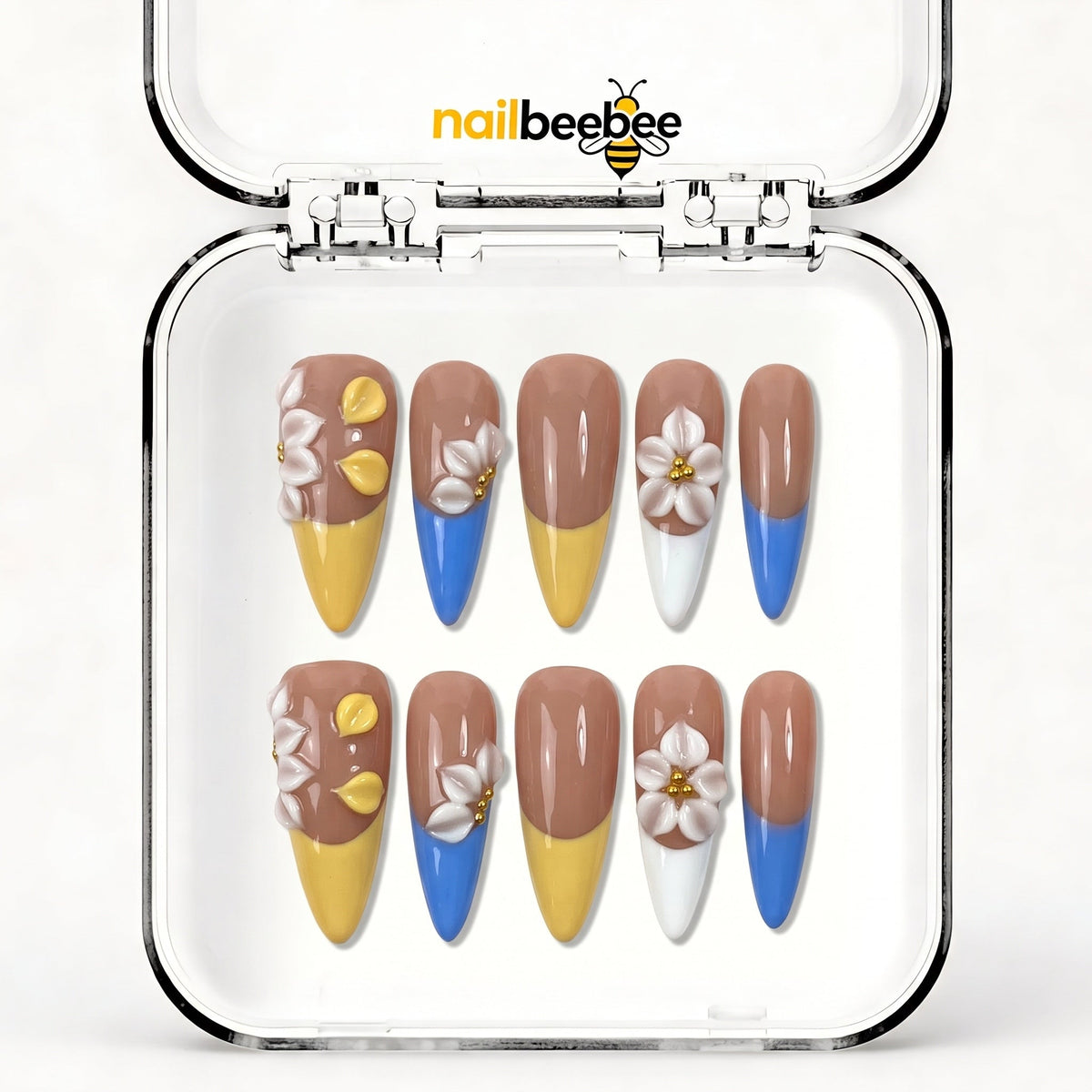 NB-S153 Handmade Medium Stiletto Acrylic for Date Night,Travel