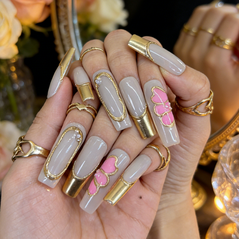 Blush Gold Heart