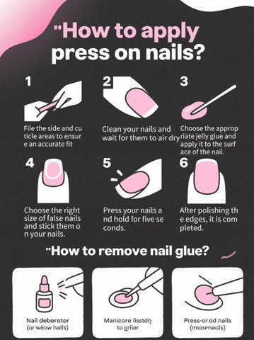 Luxury Wild Elegance Reusable Acrylic Press-On Nails (10pcs)