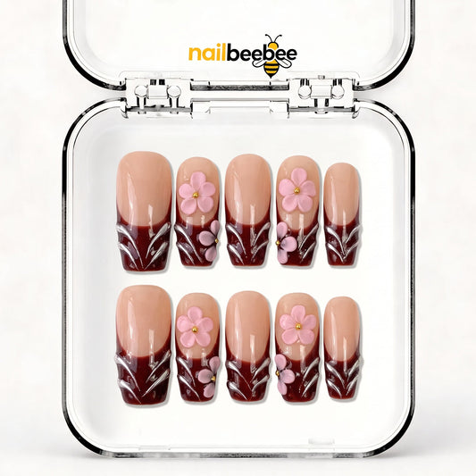 NB-Z181 Handmade Short Square Acrylic for Date Night,Travel