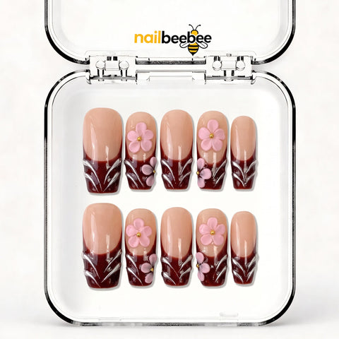 NB-Z181 Handmade Short Square Acrylic for Date Night,Travel