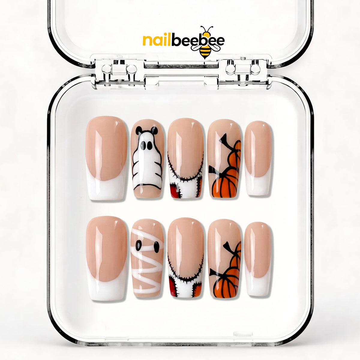NB-Z192 Handmade Short Square Acrylic for Date Night,Travel