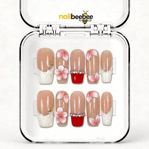 NB-Z163 Handmade Short Square Acrylic for Date Night,Travel