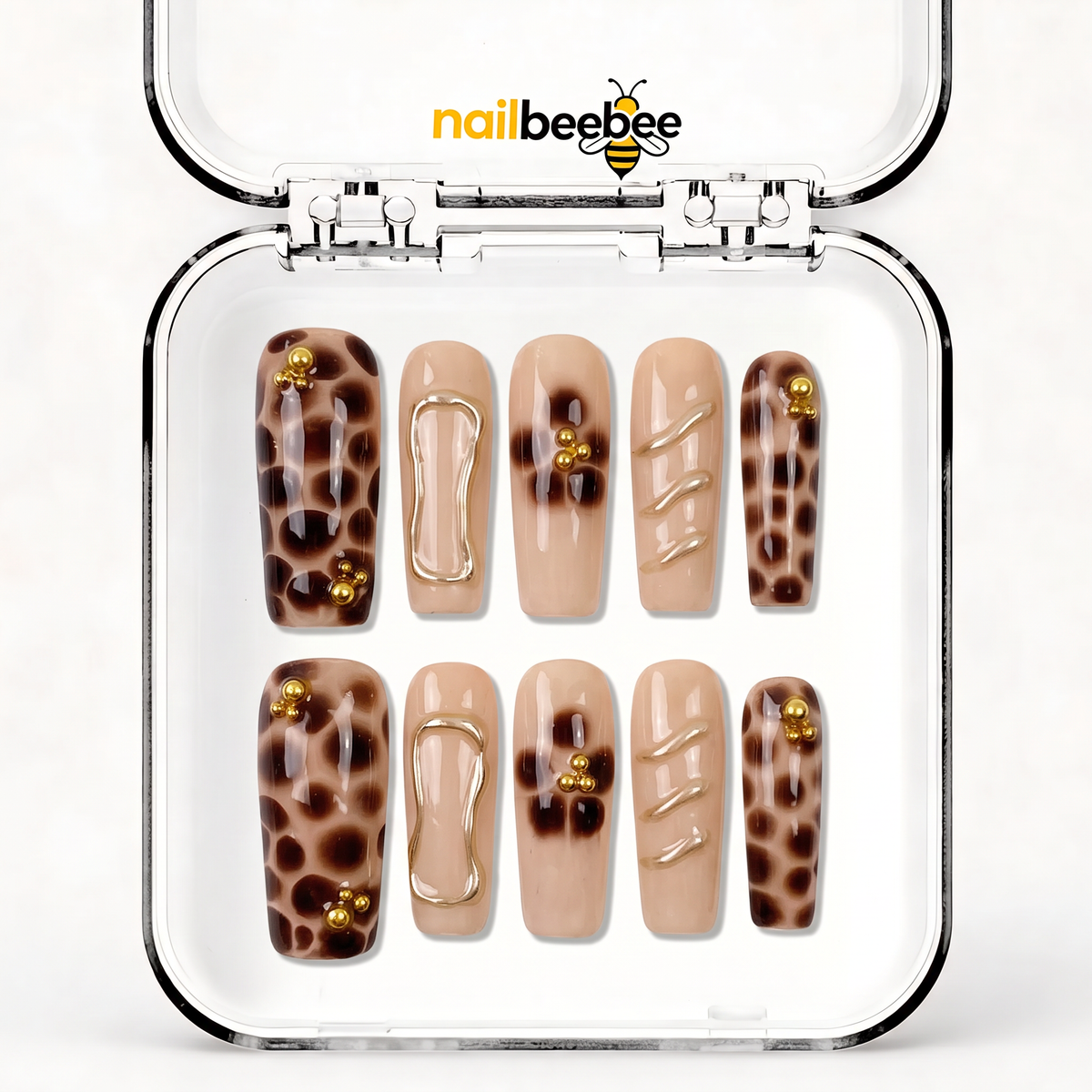 NB-Z209 Handmade Short Square Acrylic for Date Night,Travel