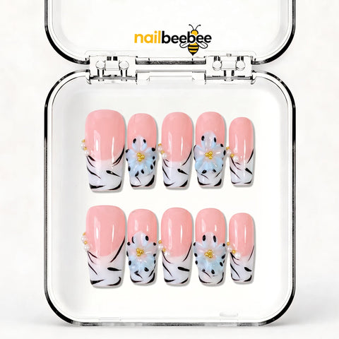 NB-Z207 Handmade Short Square Acrylic for Date Night,Travel