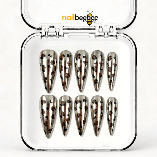 NB-S173 Handmade Medium Stiletto Acrylic for Date Night,Travel