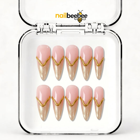 NB-S124 Handmade Medium Stiletto Acrylic for Date Night,Travel