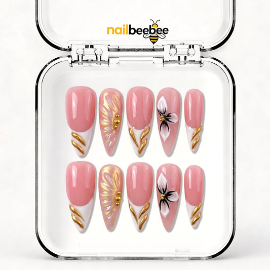 NB-S181 Handmade Medium Stiletto Acrylic for Date Night,Travel