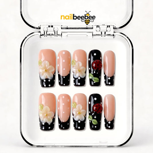 NB-Z213 Handmade Short Square Acrylic for Date Night,Travel