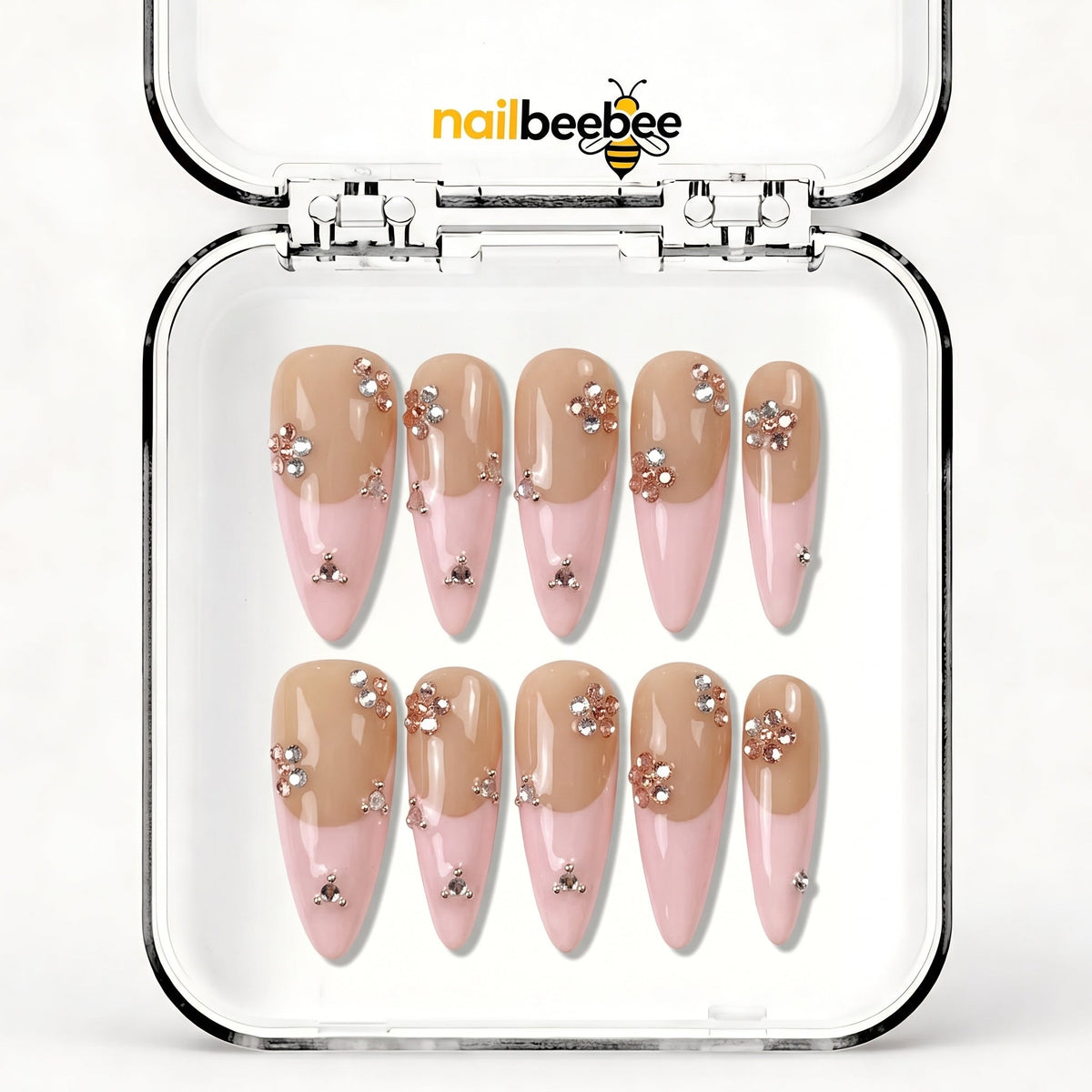 NB-S127 Handmade Medium Stiletto Acrylic for Date Night,Travel