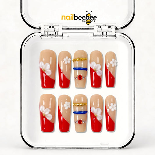 NB-Z217 Handmade Short Square Acrylic for Date Night,Travel