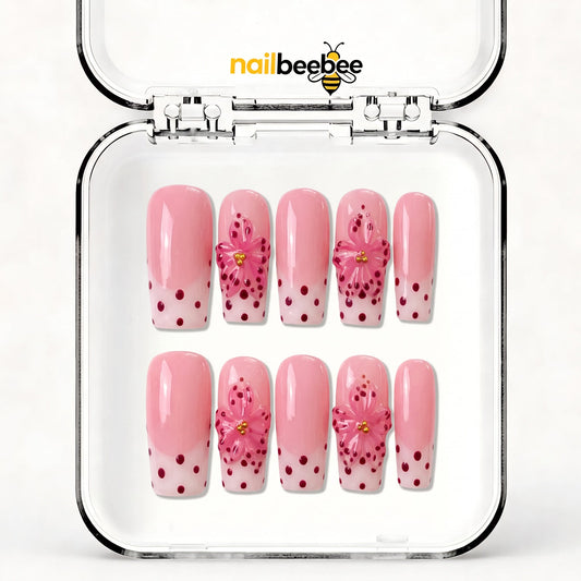 NB-Z203 Handmade Short Square Acrylic for Date Night,Travel