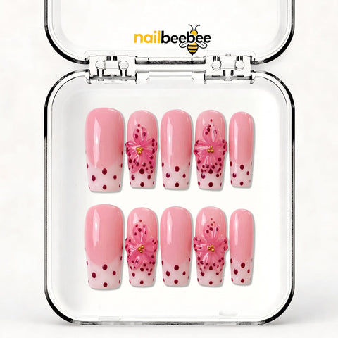 NB-Z203 Handmade Short Square Acrylic for Date Night,Travel