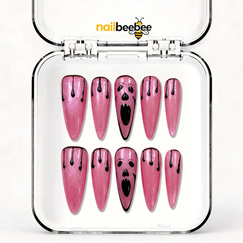 NB-S148 Handmade Medium Stiletto Acrylic for Date Night,Travel