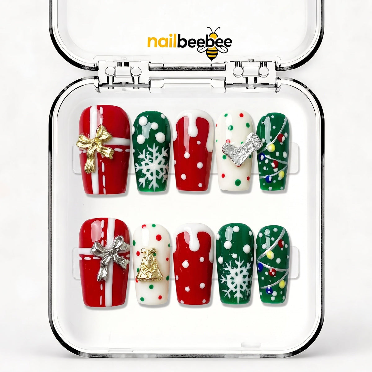NB-D50 Handmade Short Square Acrylic for Date Night,Travel