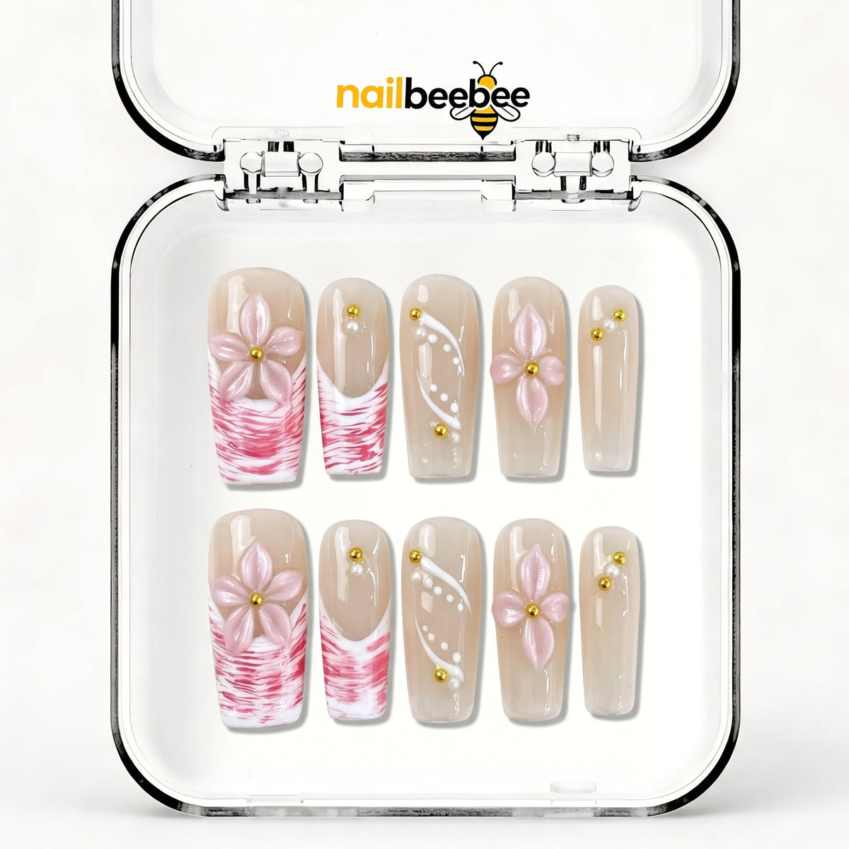 NB-Z189 Handmade Short Square Acrylic for Date Night,Travel