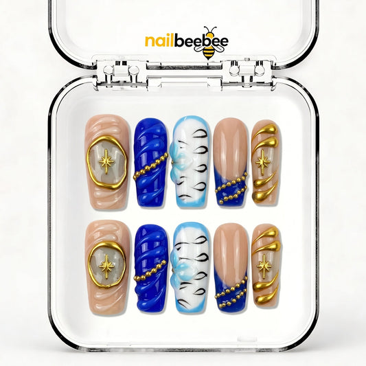 NB-Z165 Handmade Short Square Acrylic for Date Night,Travel